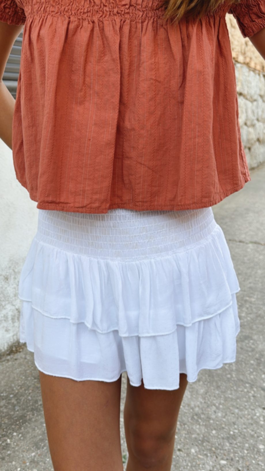 Falda Pantalón Blanca