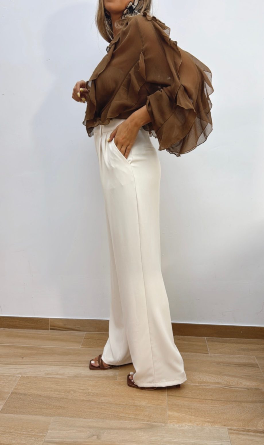 Pantalón Pinza Crudo