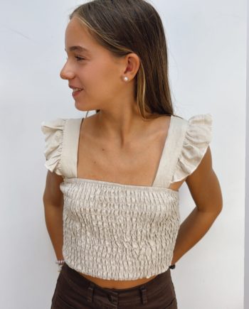 Top Beige Panel Abeja