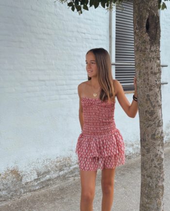 Vestido Luxe Rosa Empolvado