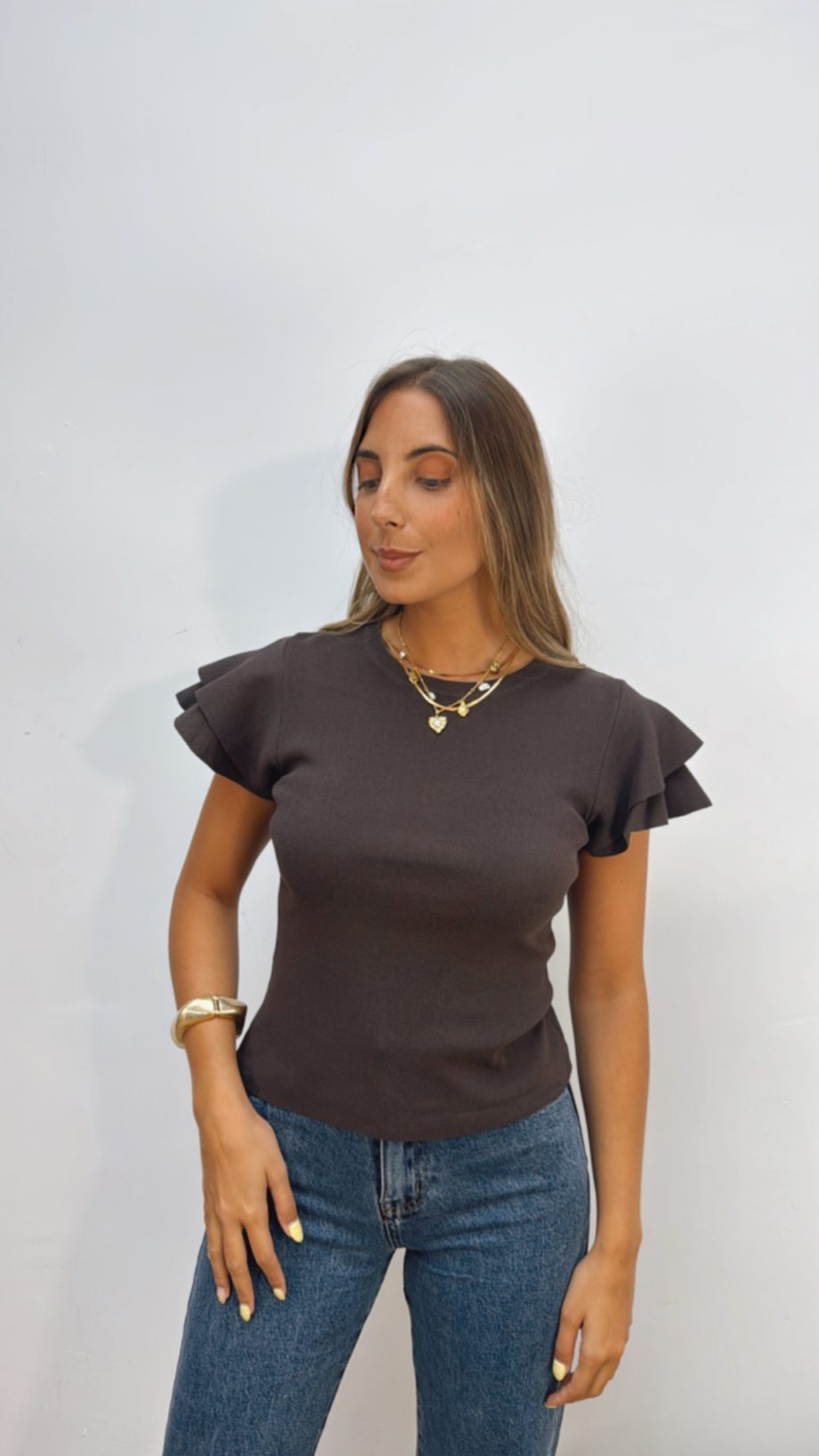 Top Volante Chocolate