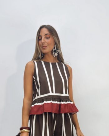 Blusa Volante Rayas
