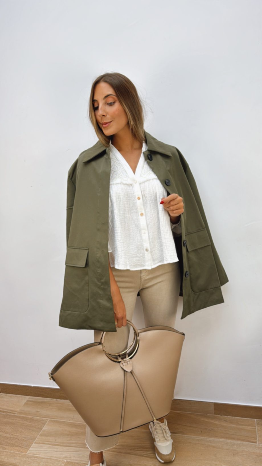 Parka Oversize Caqui