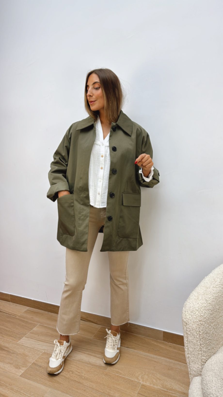 Parka Oversize Caqui