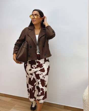 Falda Vaca Marrón