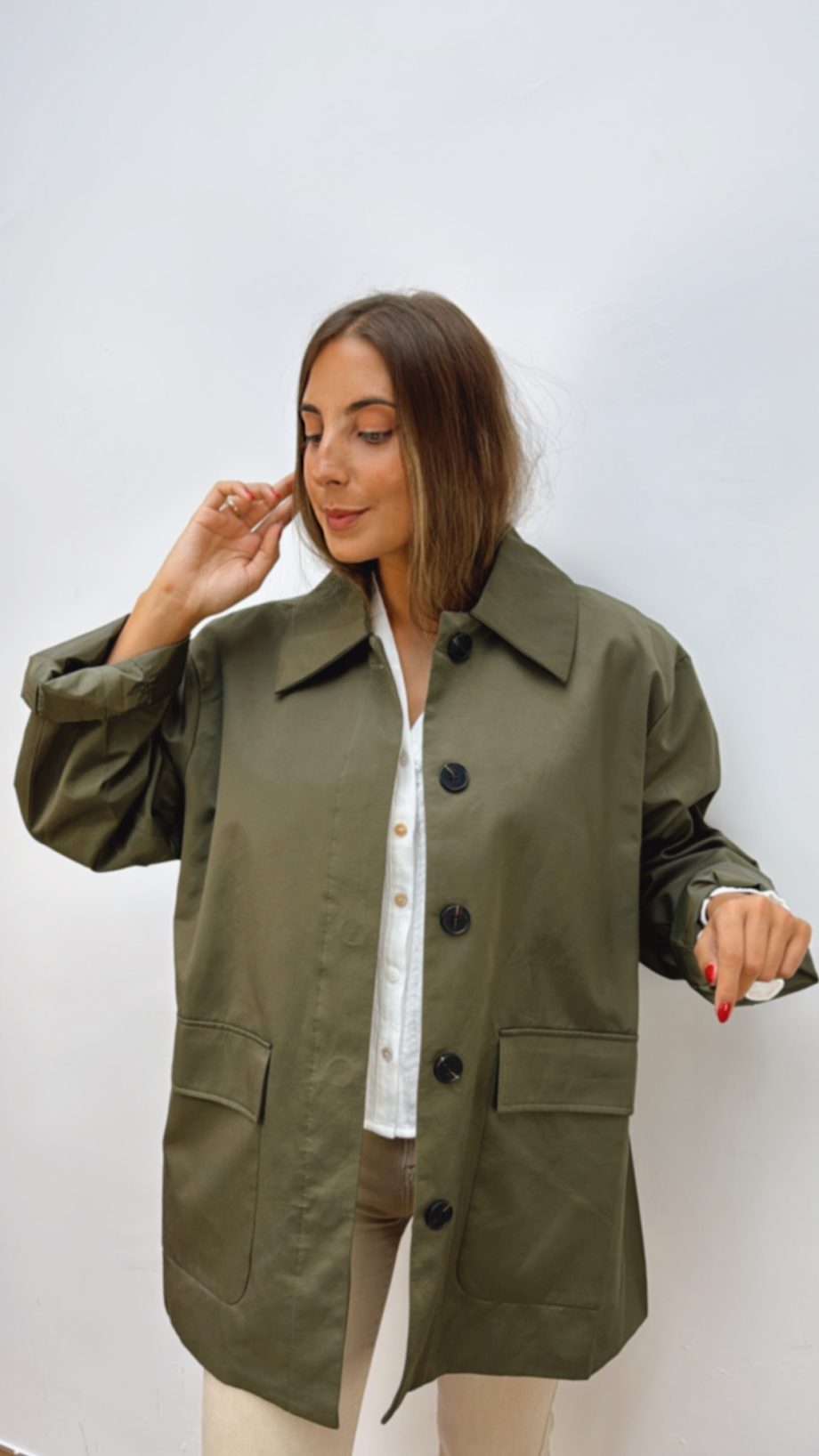 Parka Oversize Caqui