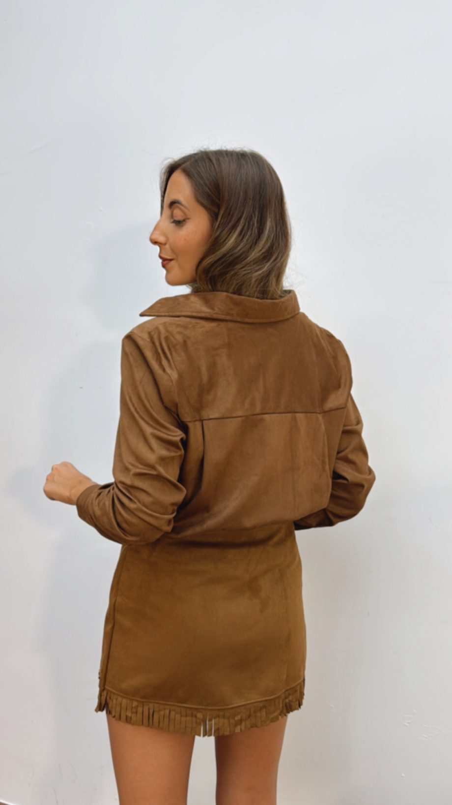 Falda Pantalón Tachas Camel