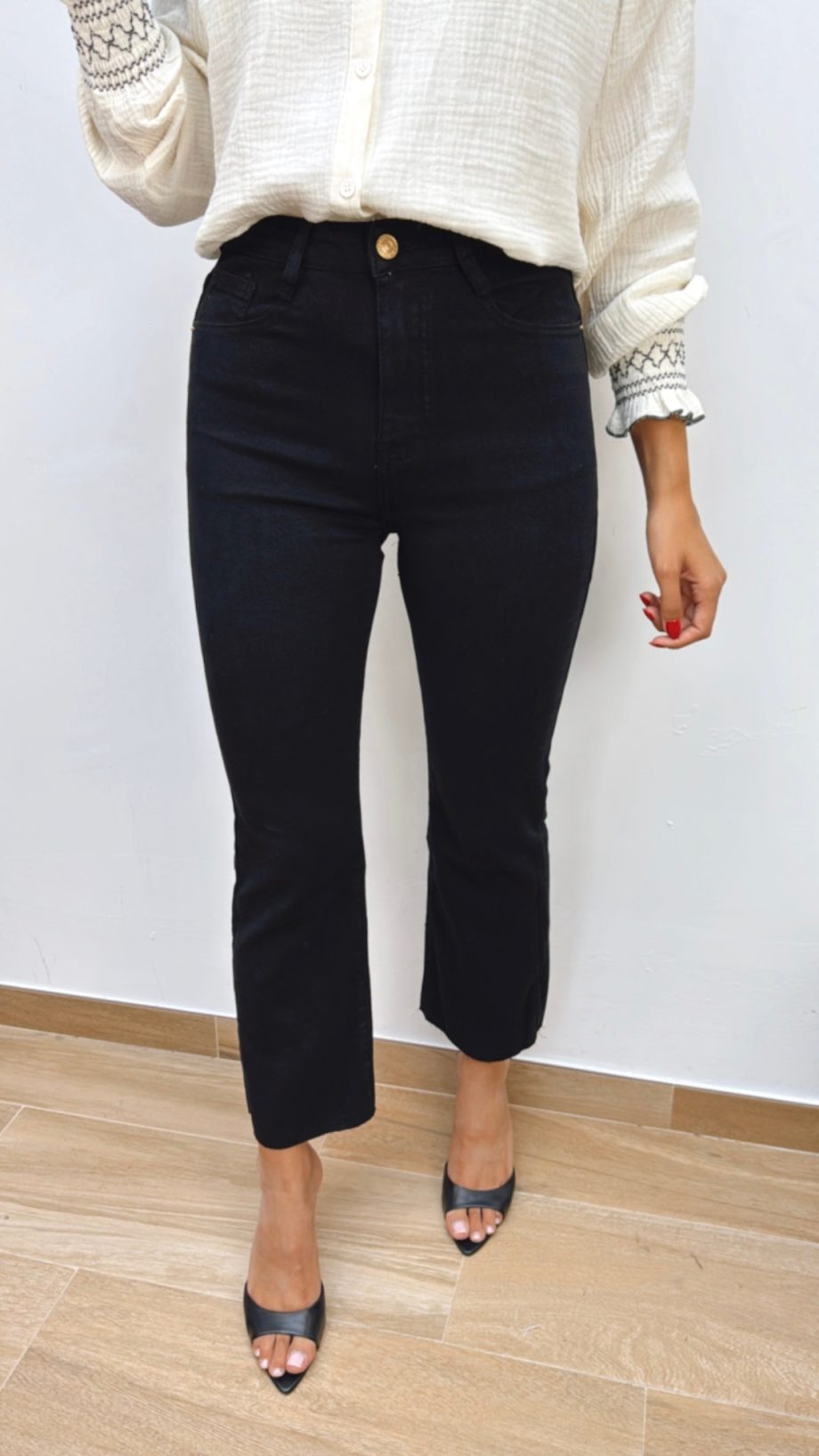 Jeans Flare Negro