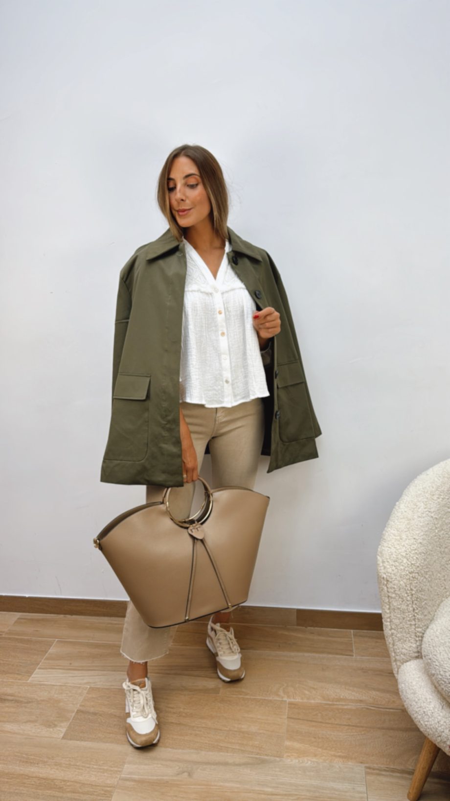 Parka Oversize Caqui