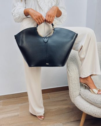 Maxi Bolso Piel Negro
