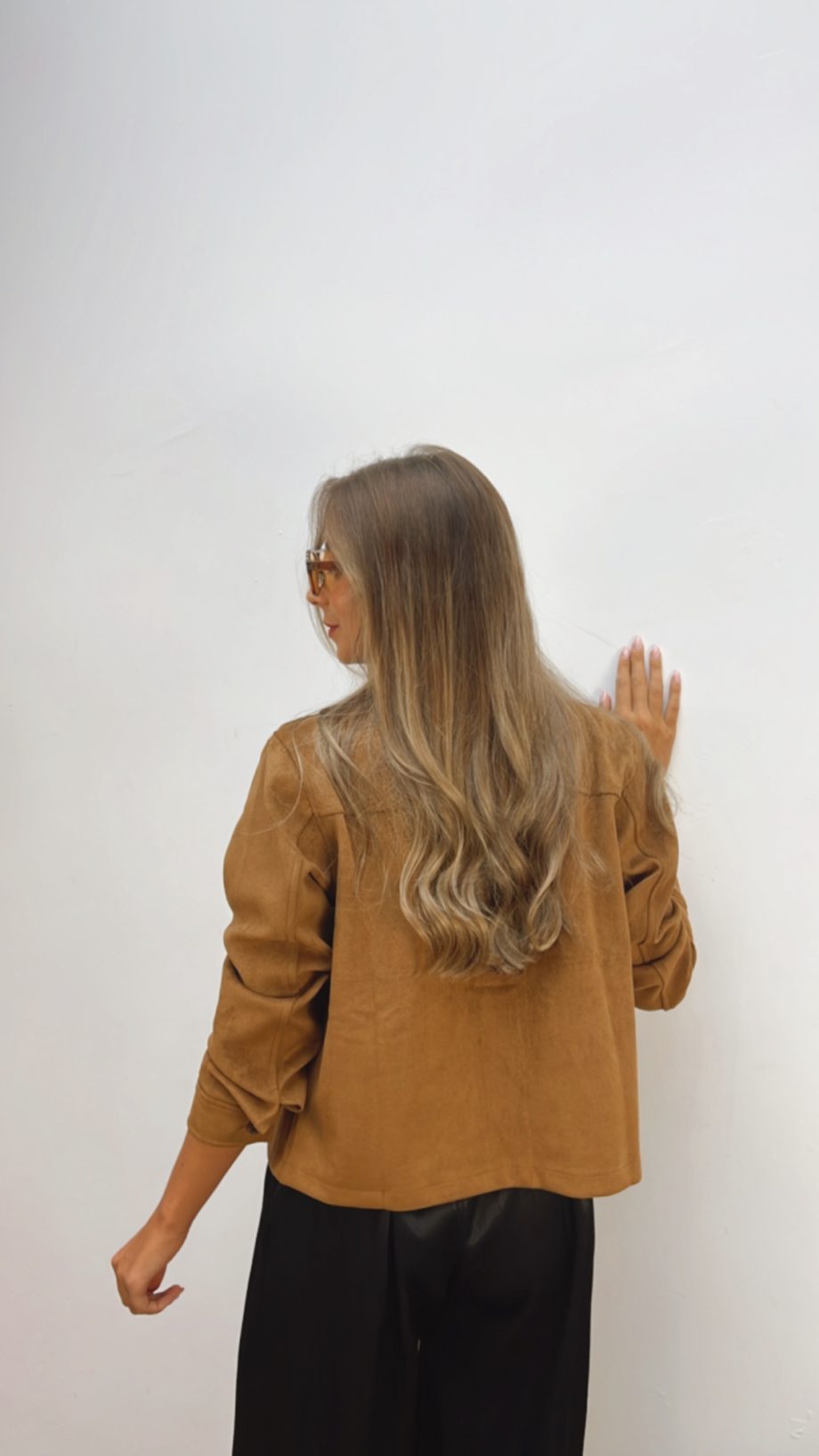 Chaqueta Ante Corta