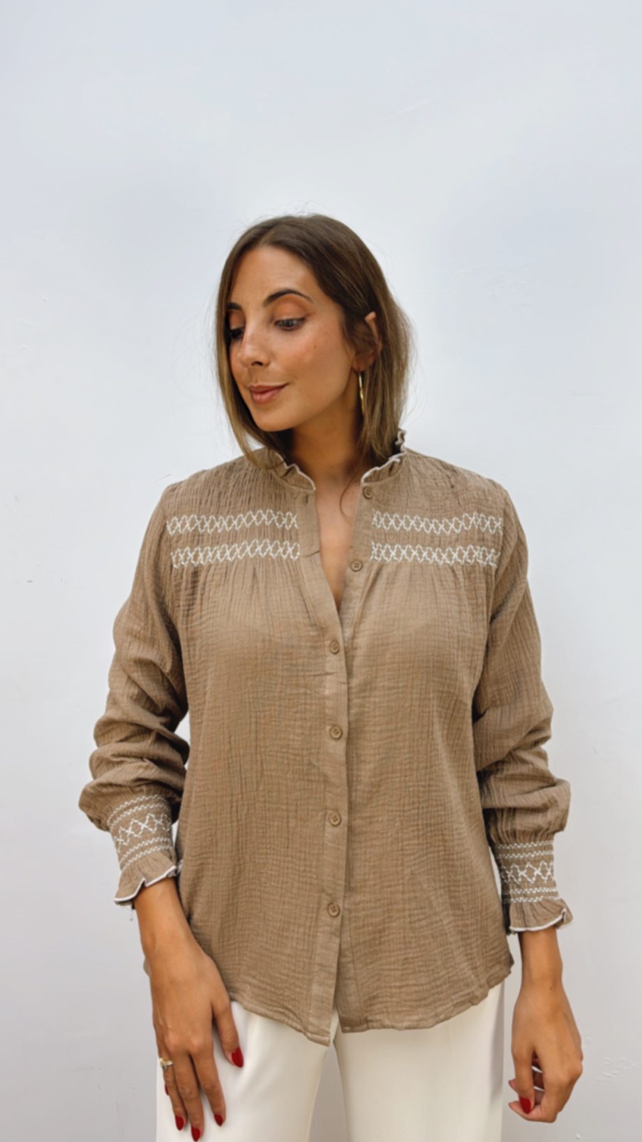 Blusa Margot Camel