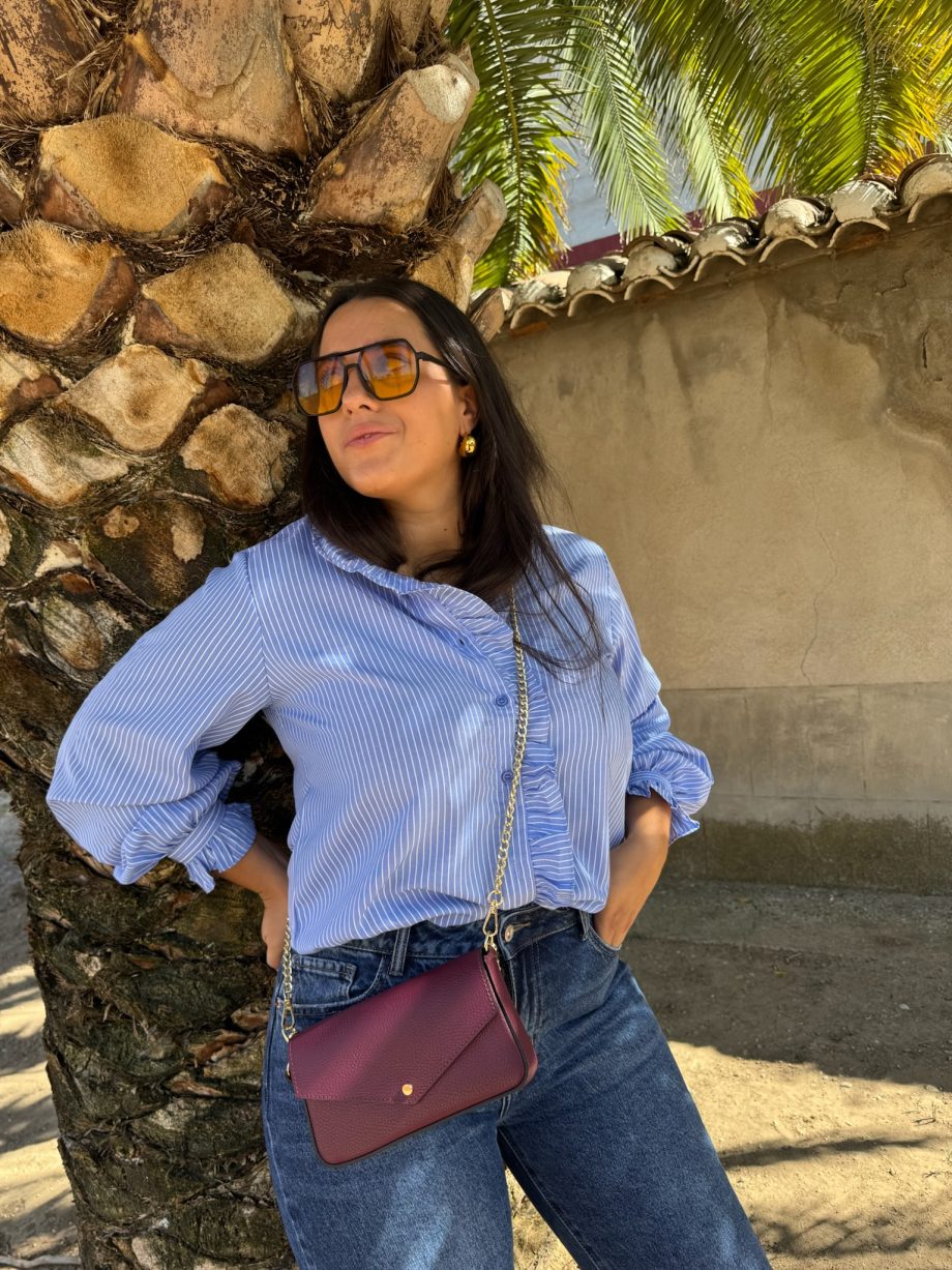 Camisa Rayas Azul