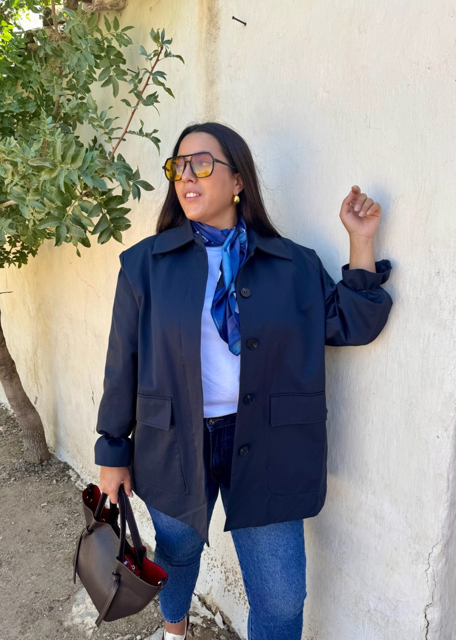 Parka Oversize Marino