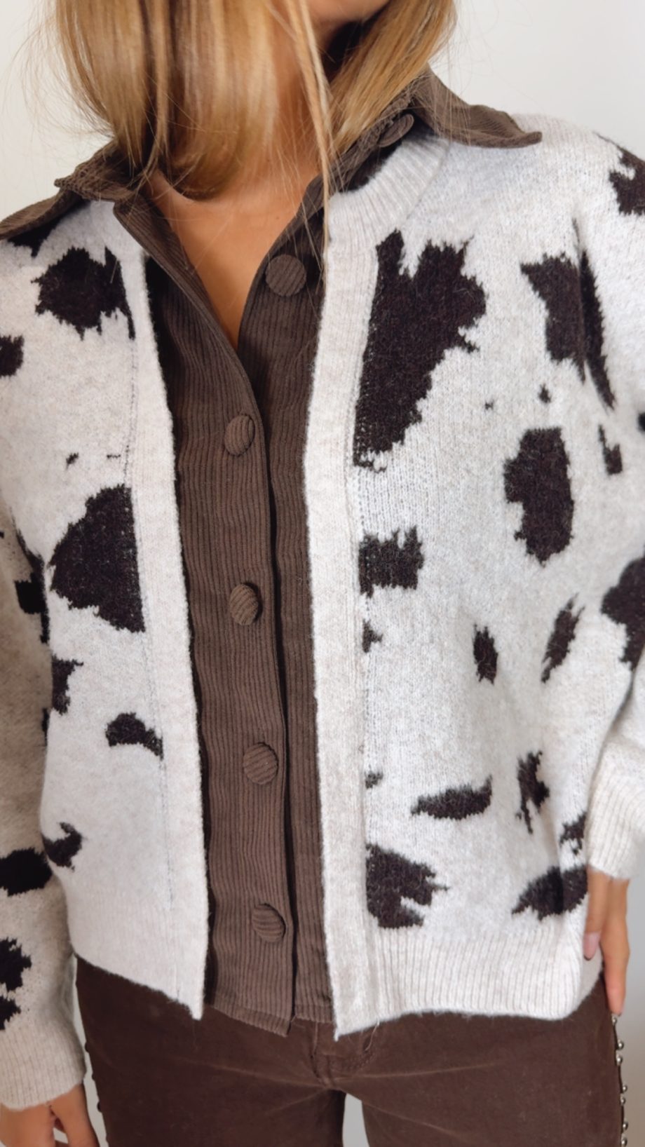 Chaqueta Combinada Vaca