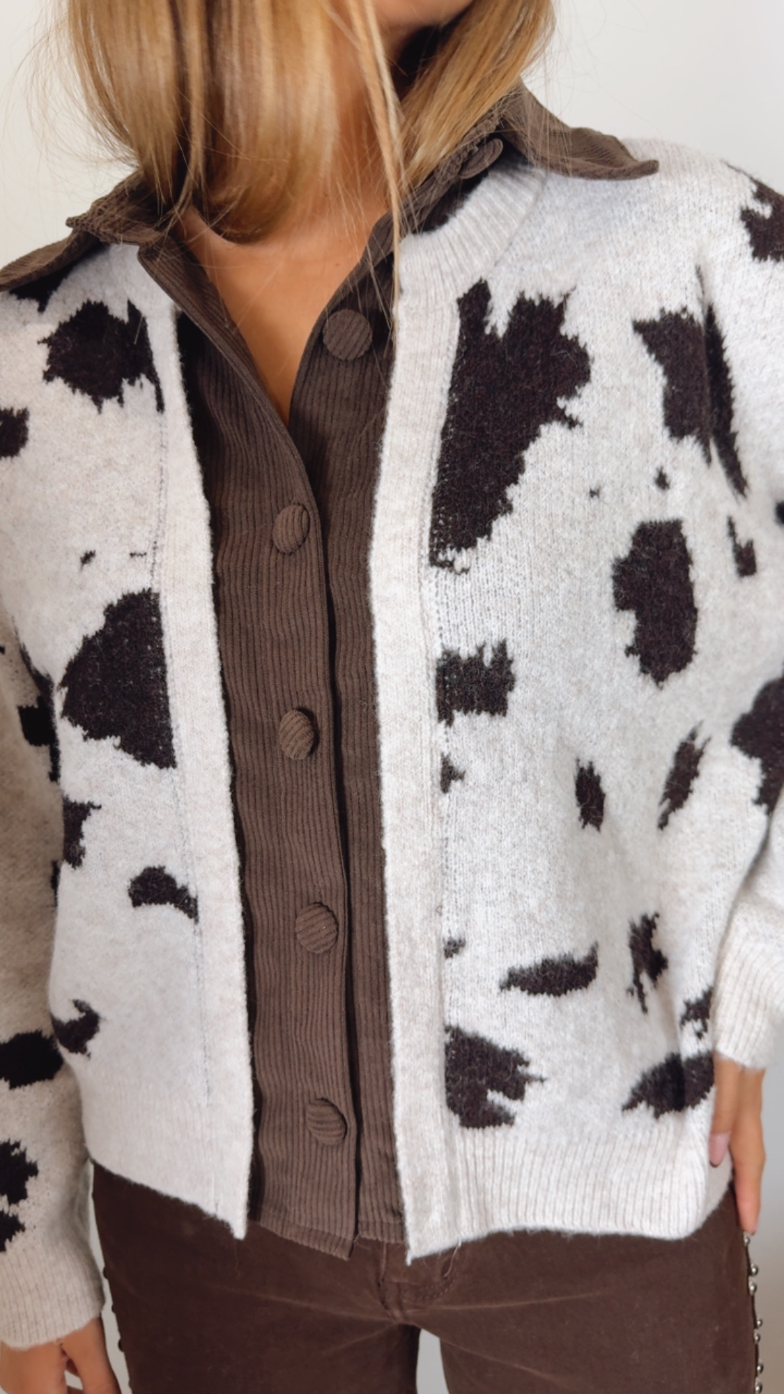 Chaqueta Combinada Vaca