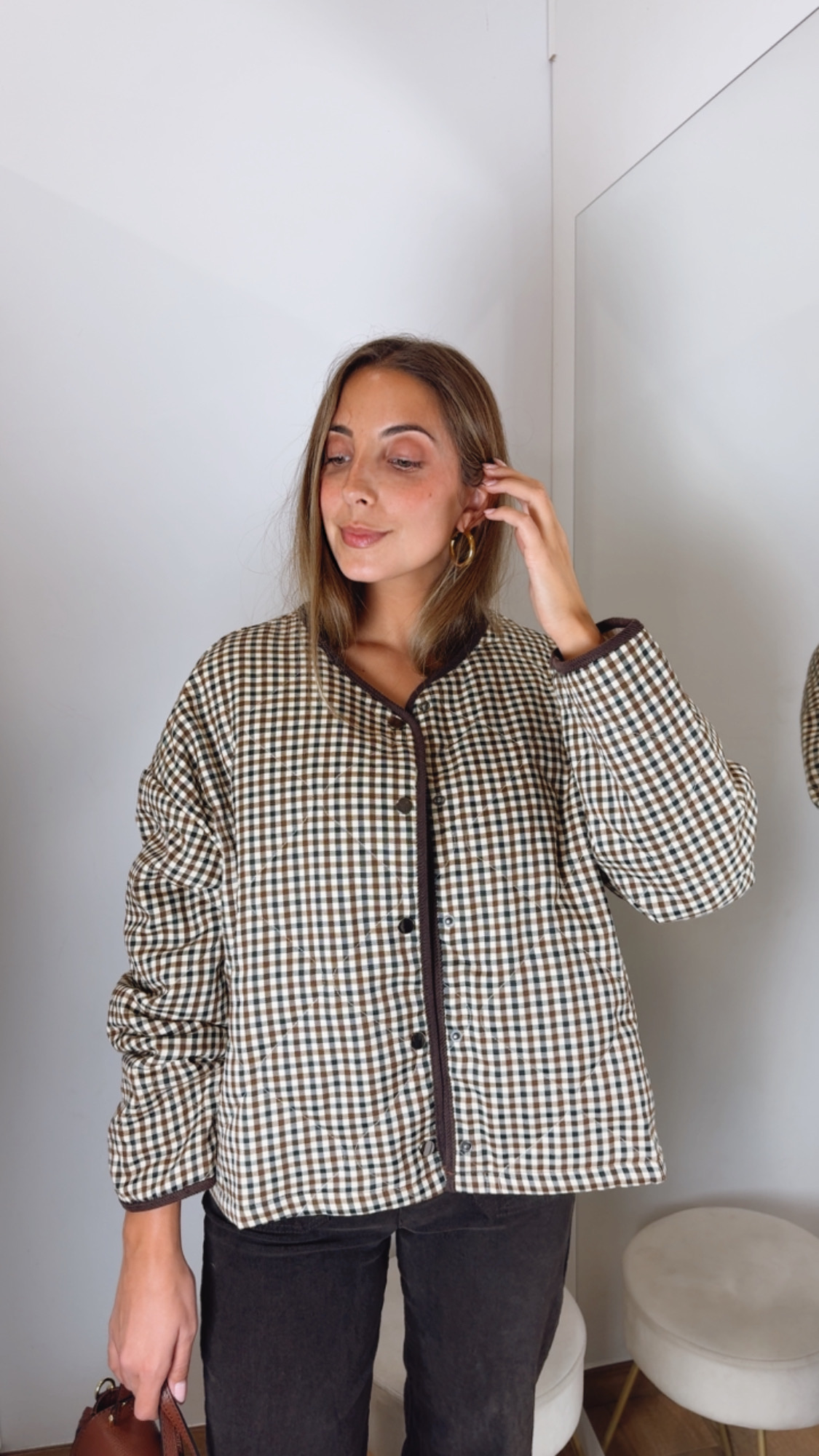 Chaqueta Cuadros Vichy