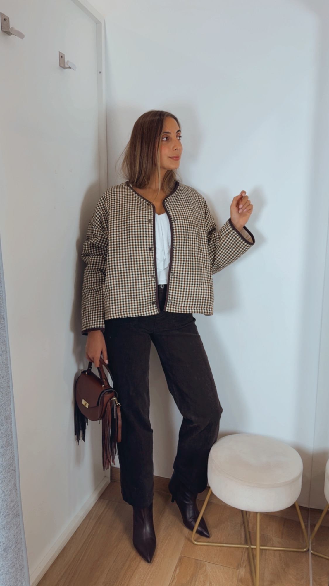 Chaqueta Cuadros Vichy