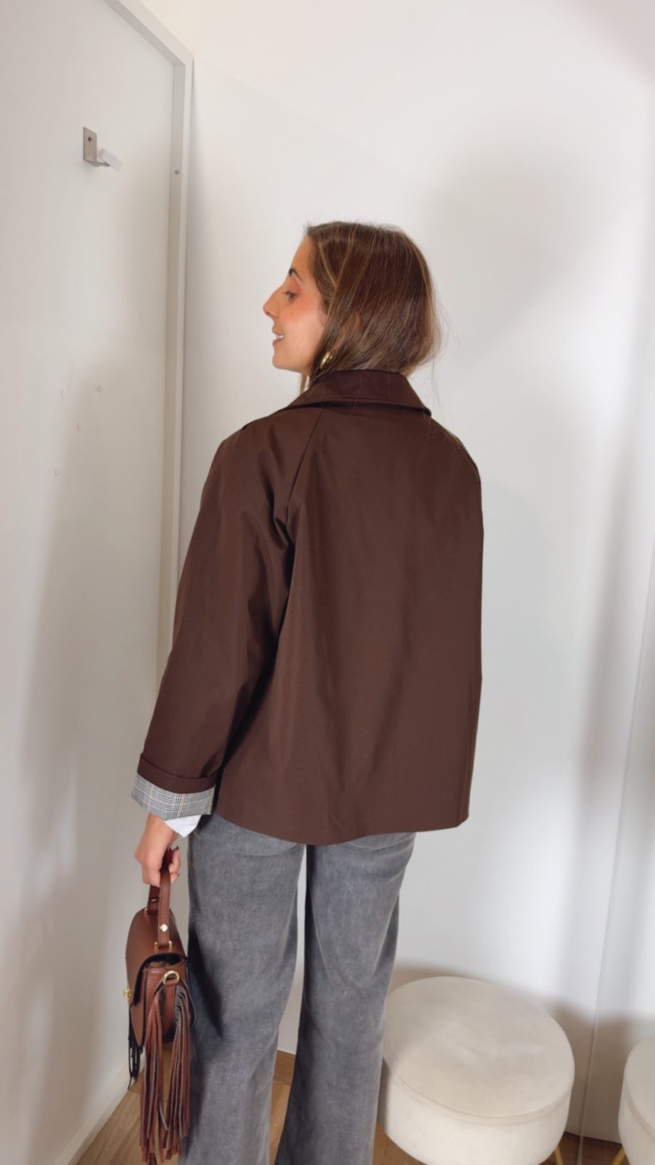Chaqueta Corta Chocolate
