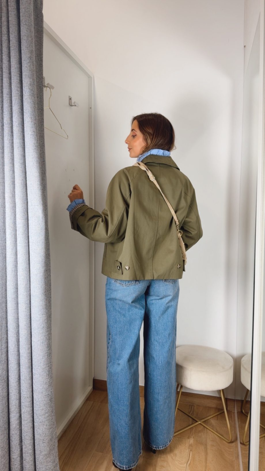Gabardina Corta Khaki