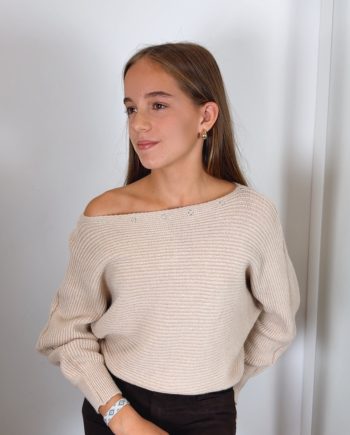 Jersey Anillas Beige