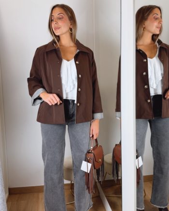 Chaqueta Corta Chocolate