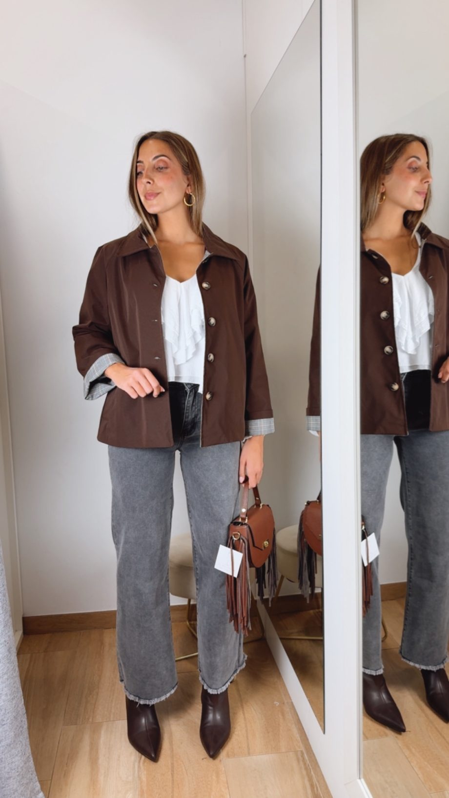 Chaqueta Corta Chocolate