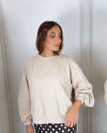 Sudadera Beige
