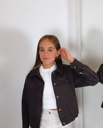 Chaqueta Volante Chocolate