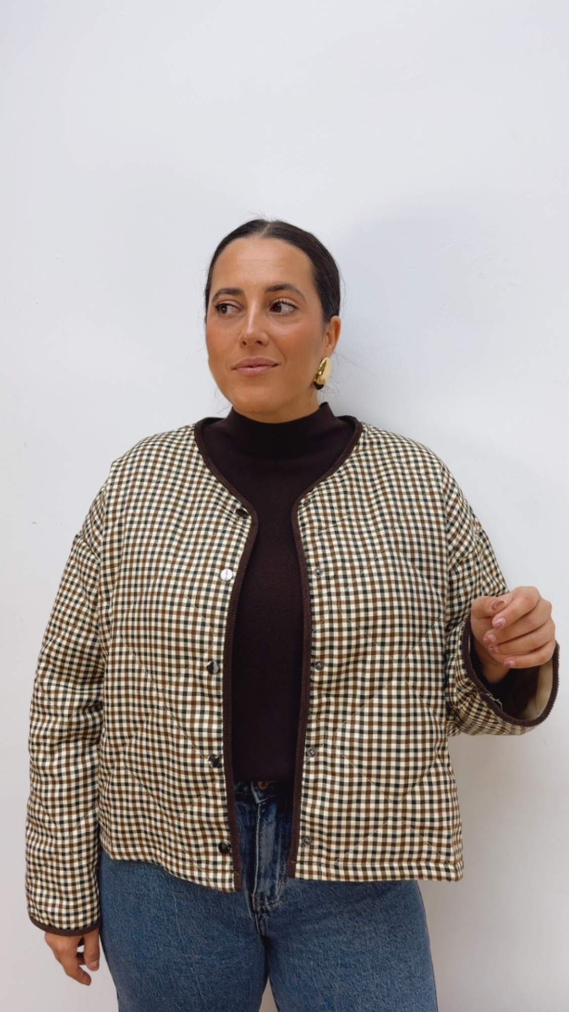Chaqueta Cuadros Vichy