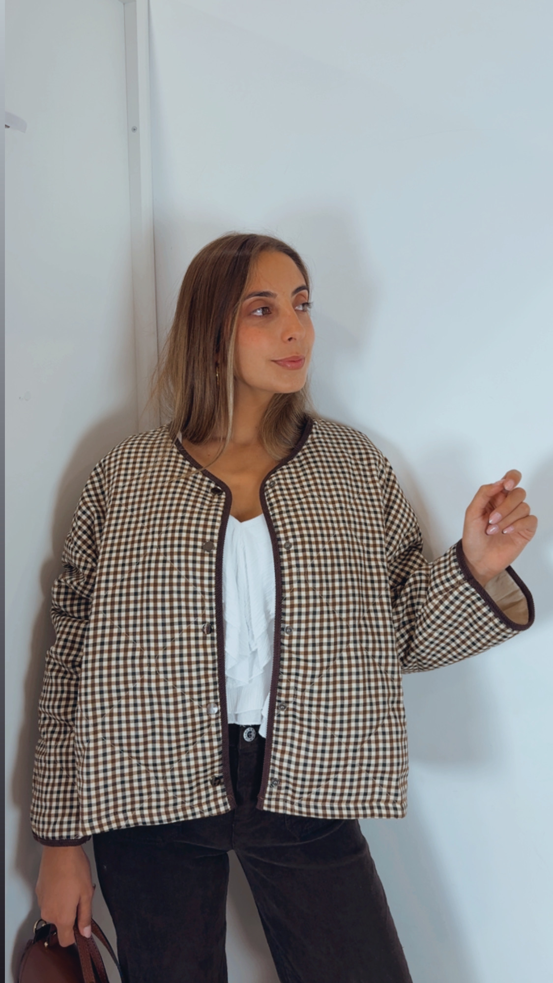 Chaqueta Cuadros Vichy