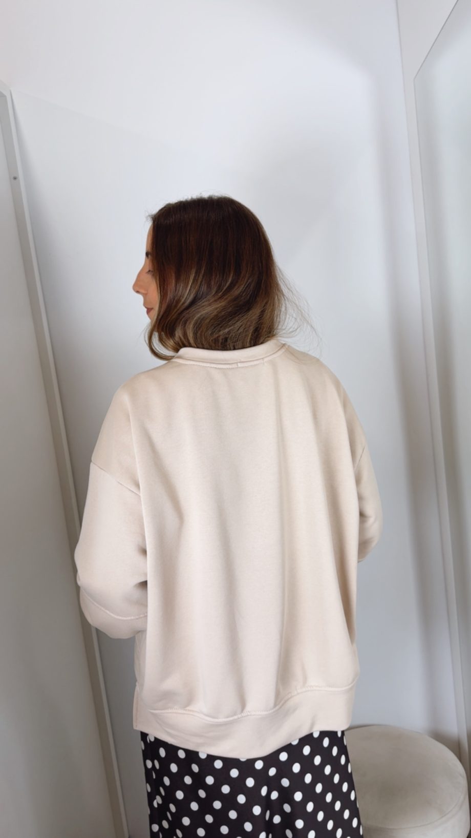 Sudadera Beige