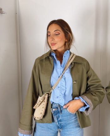 Gabardina Corta Khaki