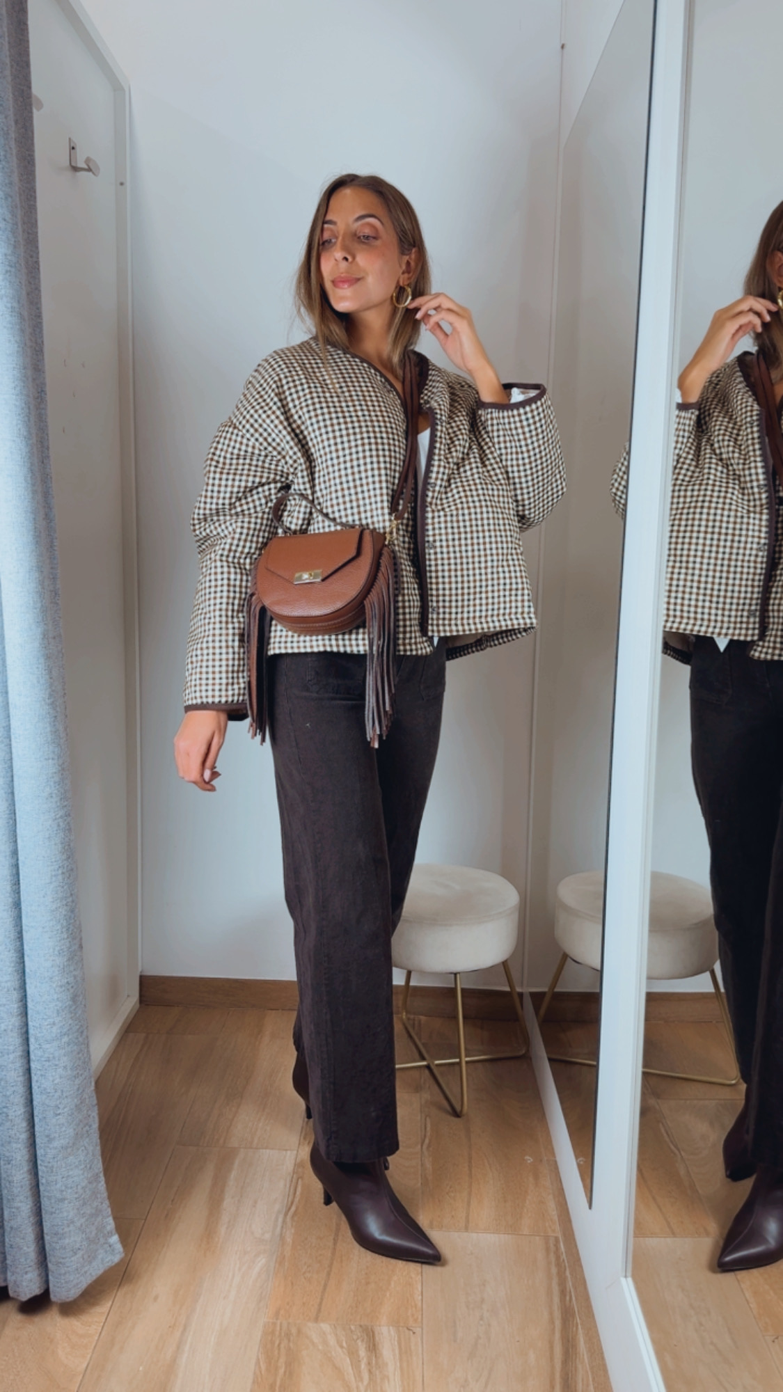 Chaqueta Cuadros Vichy