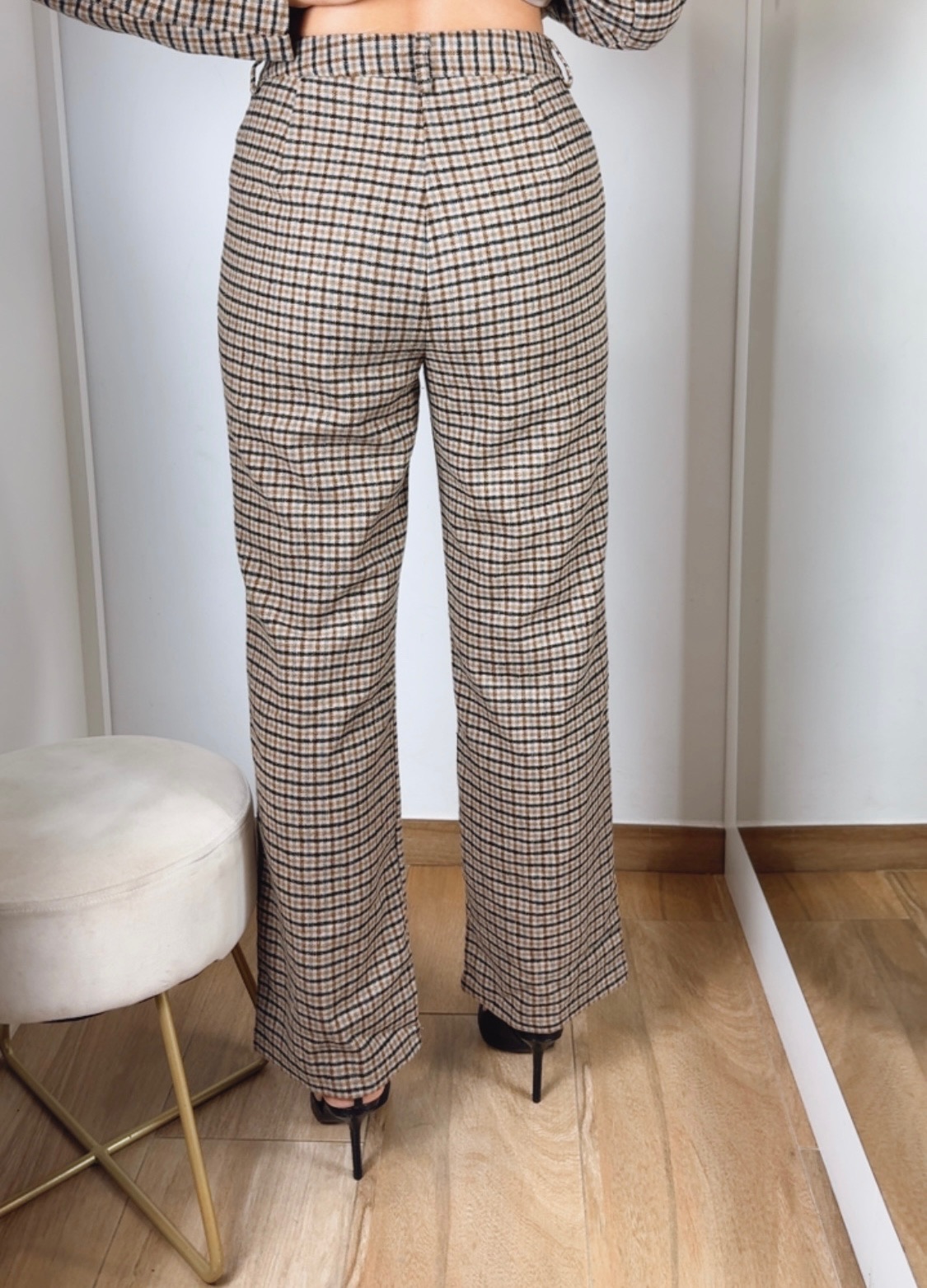 Conjunto Cuadros Marrón