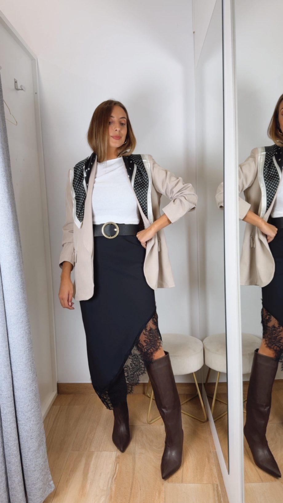 Vestido Lencero Negro