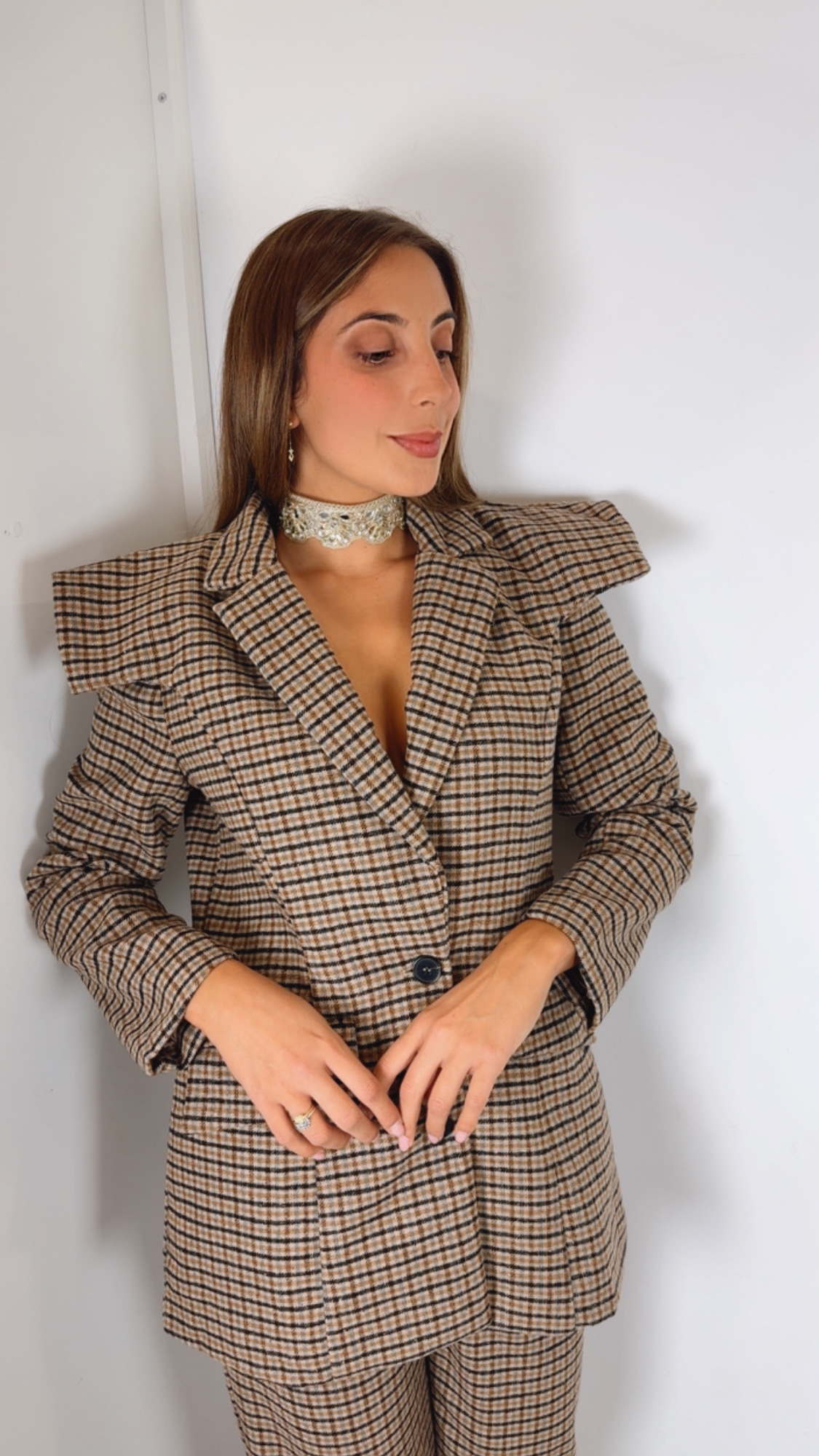 Conjunto Cuadros Marrón