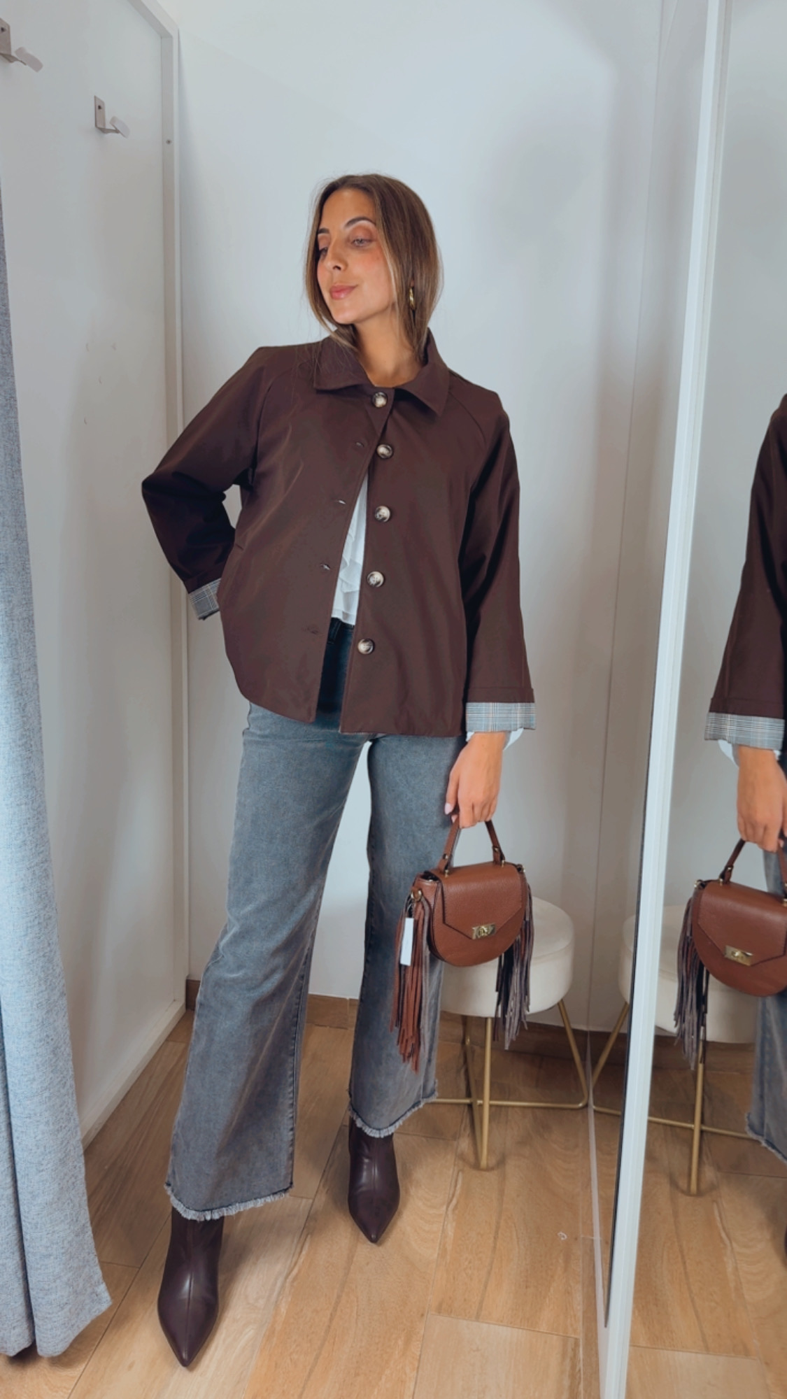 Chaqueta Corta Chocolate