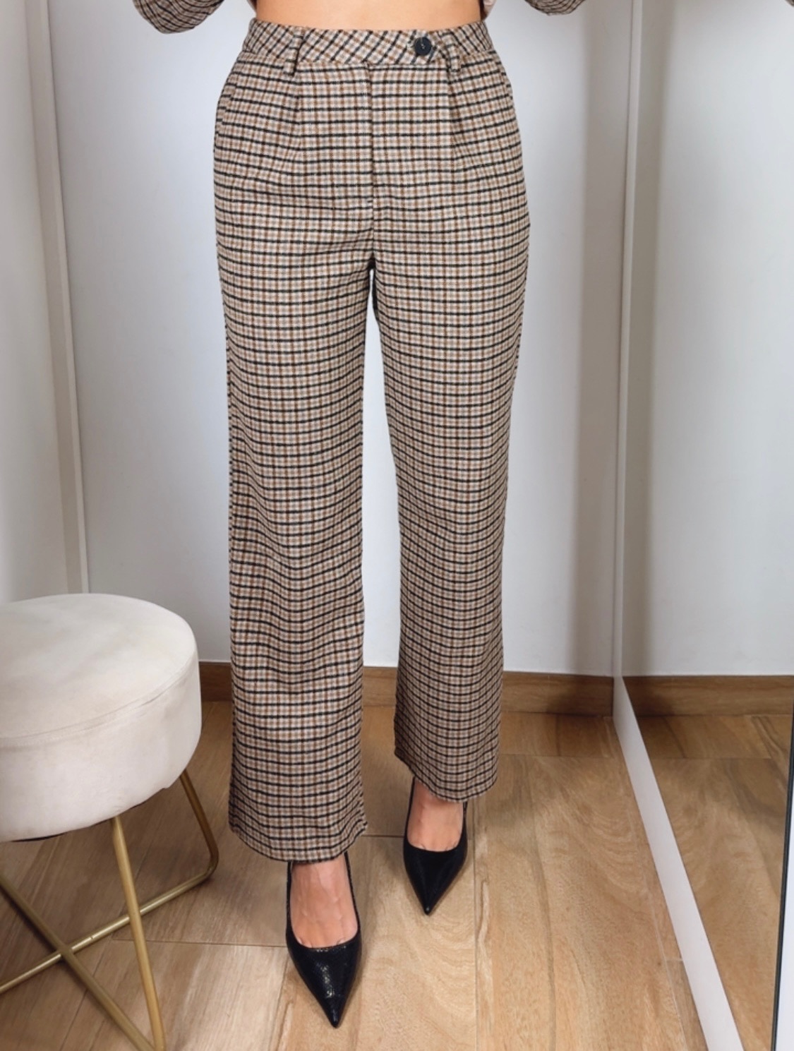 Conjunto Cuadros Marrón