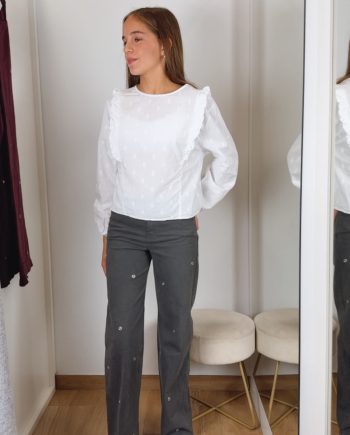Pantalón Gris Antracita Anillas