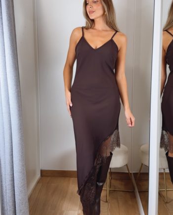 Vestido Lencero Chocolate