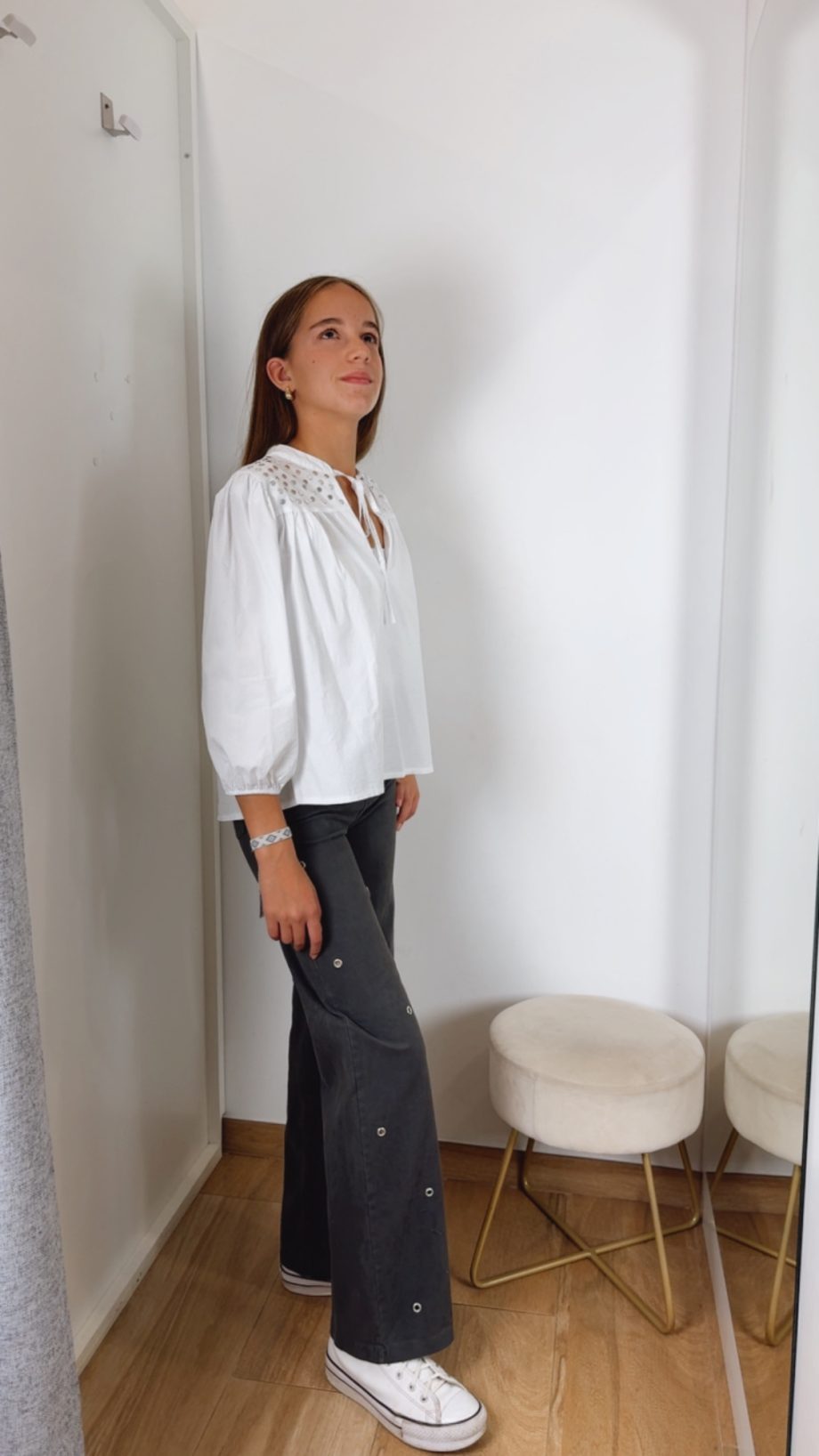 Blusa Tachas Blanca