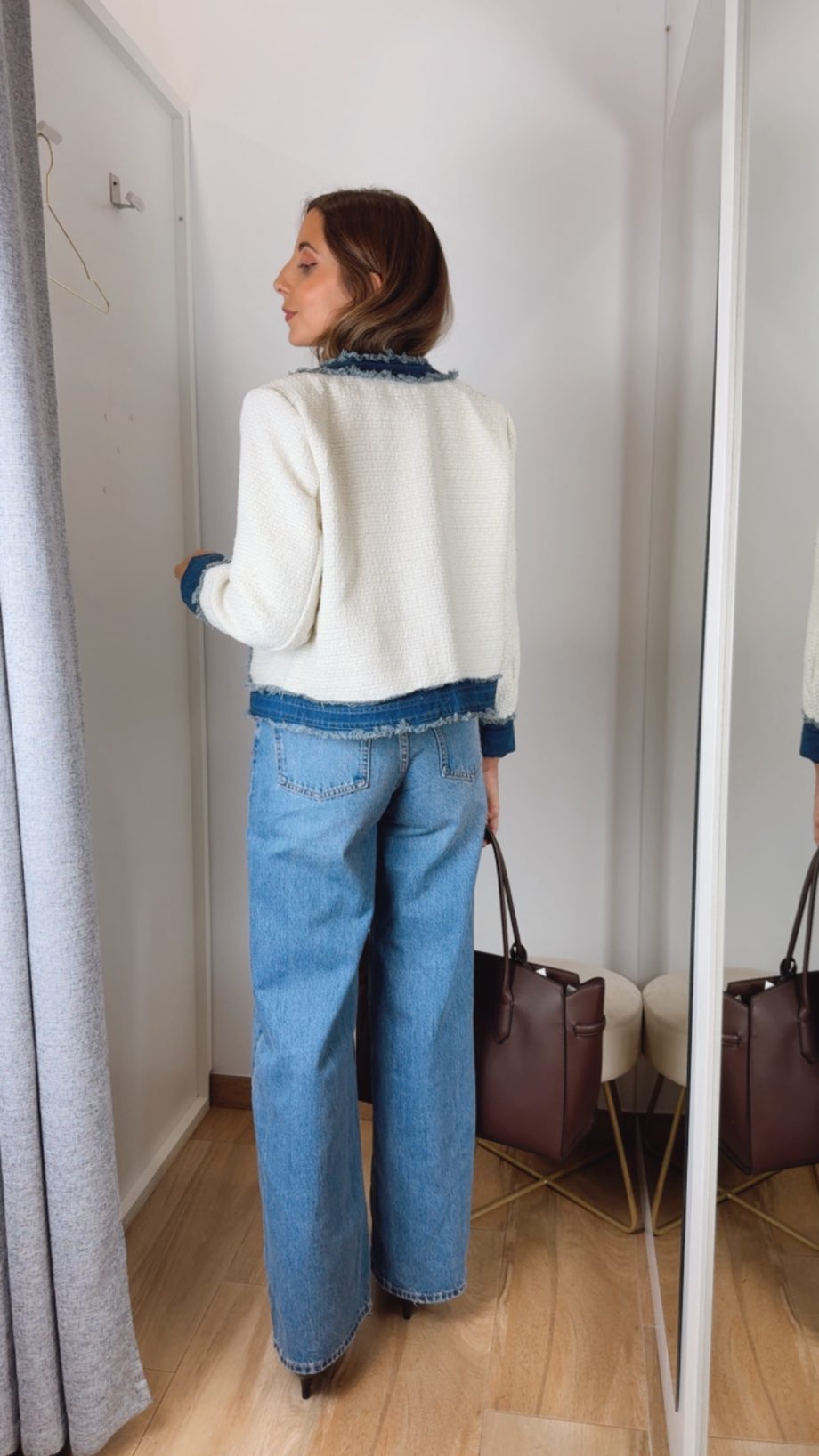 Chaqueta Combinada Denim