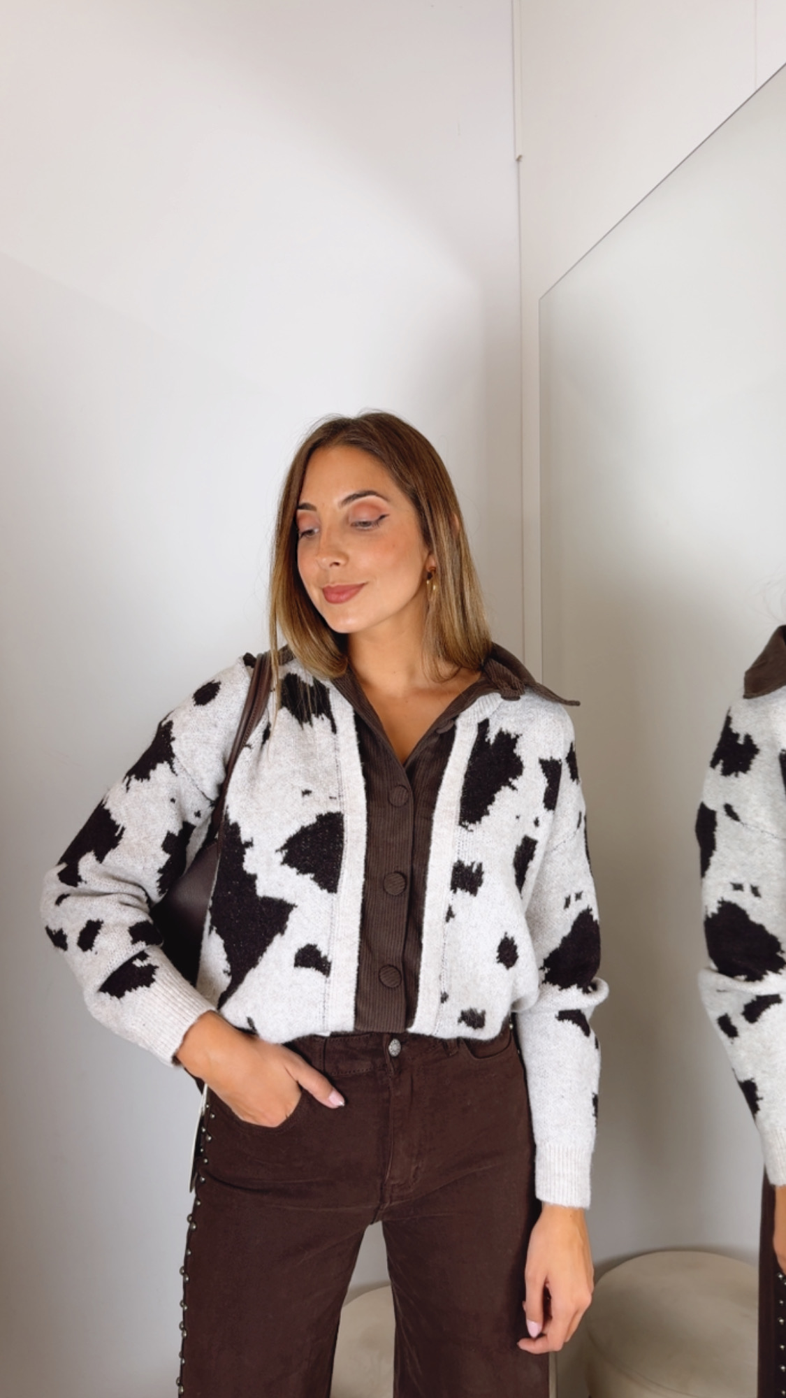 Chaqueta Combinada Vaca