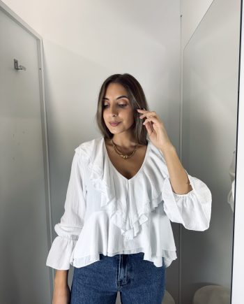 Blusa Glamour Blanca
