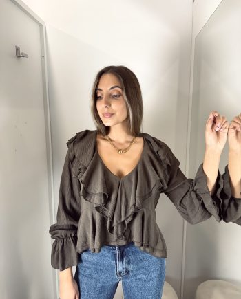 Blusa Glamour Chocolate