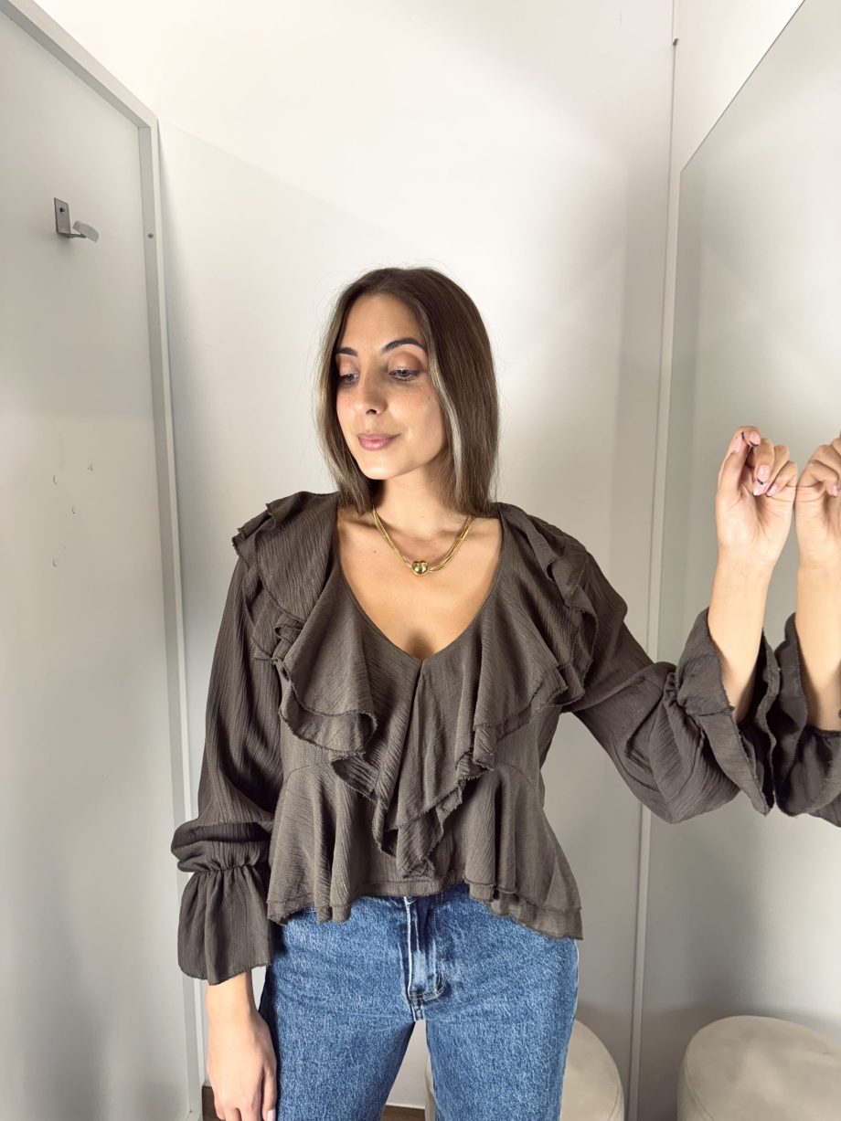 Blusa Glamour Chocolate