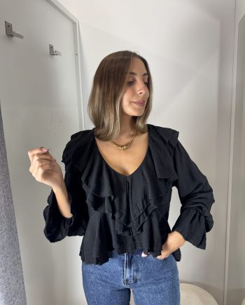 Blusa Glamour Negra