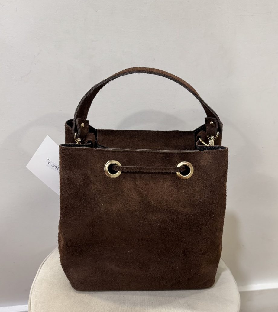 Bolso Saco Piel chocolate