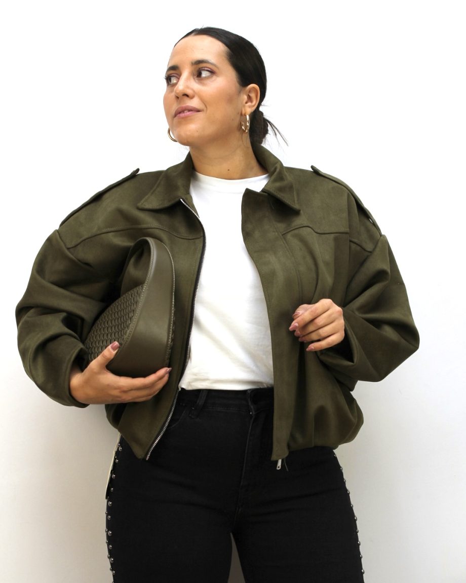 Bomber  Efecto Ante Verde